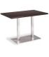 TABLE NOEL DOUBLE INOX BASE 75X40 CM