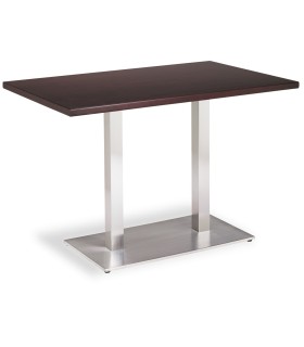 TABLE NOEL DOUBLE INOX BASE 75X40 CM