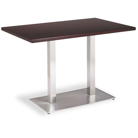 TABLE NOEL DOUBLE INOX BASE 75X40 CM