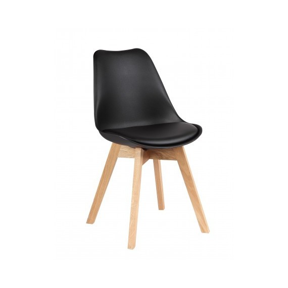 CHAISE TULIP NOIRE