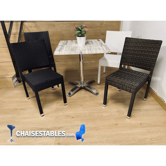 Conjointe de 4 chaises FUENGIROLA et 1 Table JULIA