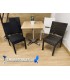 Conjointe de 4 chaises FUENGIROLA et 1 Table JULIA