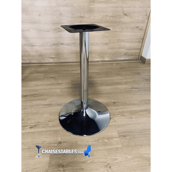 Armature table F pied chrome