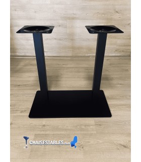 Armature pied de Table Noel double couleur Noir