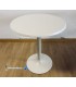 Table F Pied Blanc Rond Exterieur