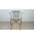 Fauteuil Parisien Pour Hotellerie Gris et Blanc