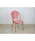 Chaise Parisien pour Hotellerie Rouge et Blanc 