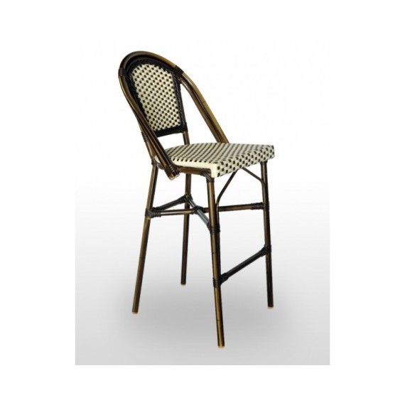 Tabouret NIZA Avec Dossier pour Hotellerie