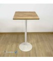 TABLE HAUTE F PIED BLANC INTERIEUR