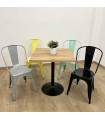 CONJOINTE 4 chaises MIX et 1 table F CARRE INTERIEUR