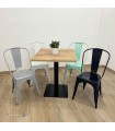 CONJOINTE 4 chaises MIX et 1 table NOEL EPOXI INTERIEUR