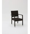 FAUTEUIL DE ROTIN MARBELLA MARRON