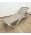 Chaise Longue MYKONOS SABLE ARMATURE SABLE